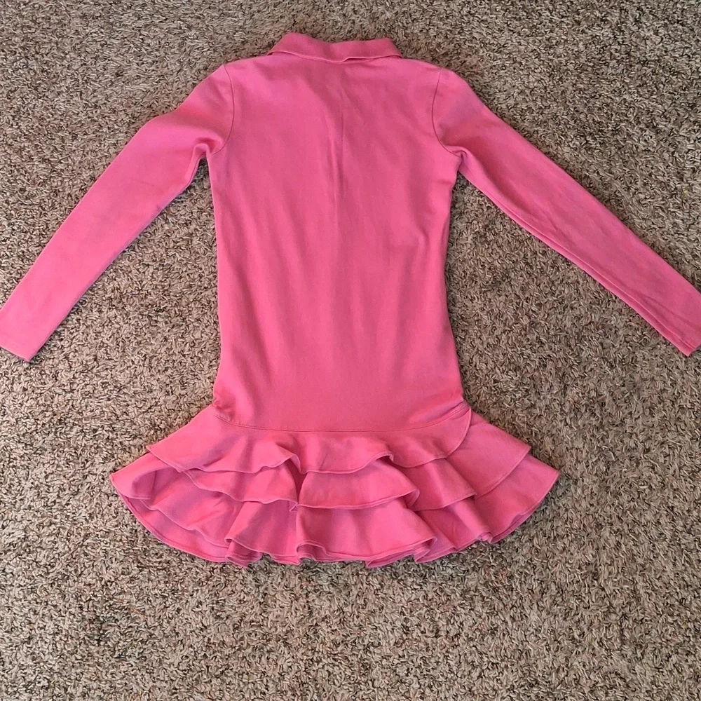 Ralph Lauren Kids Pink Polo Dress - Picture 3 of 4